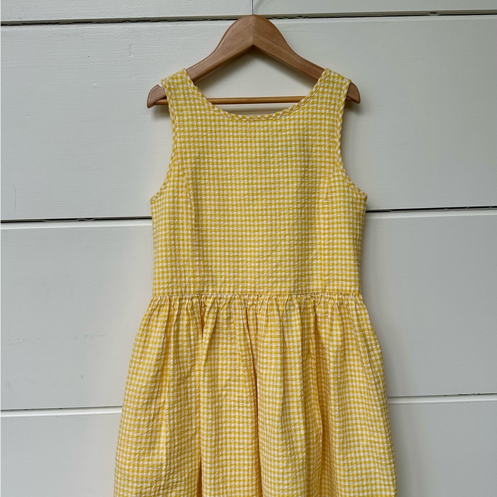 Polo by Ralph Lauren Yellow Gingham Sleeveless Sundress